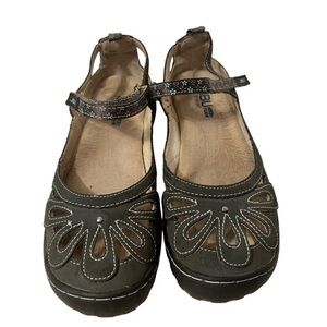 JBU by Jambu Memory Foam Women’s Wildflower Encore Charcoal Shoes Size 8M